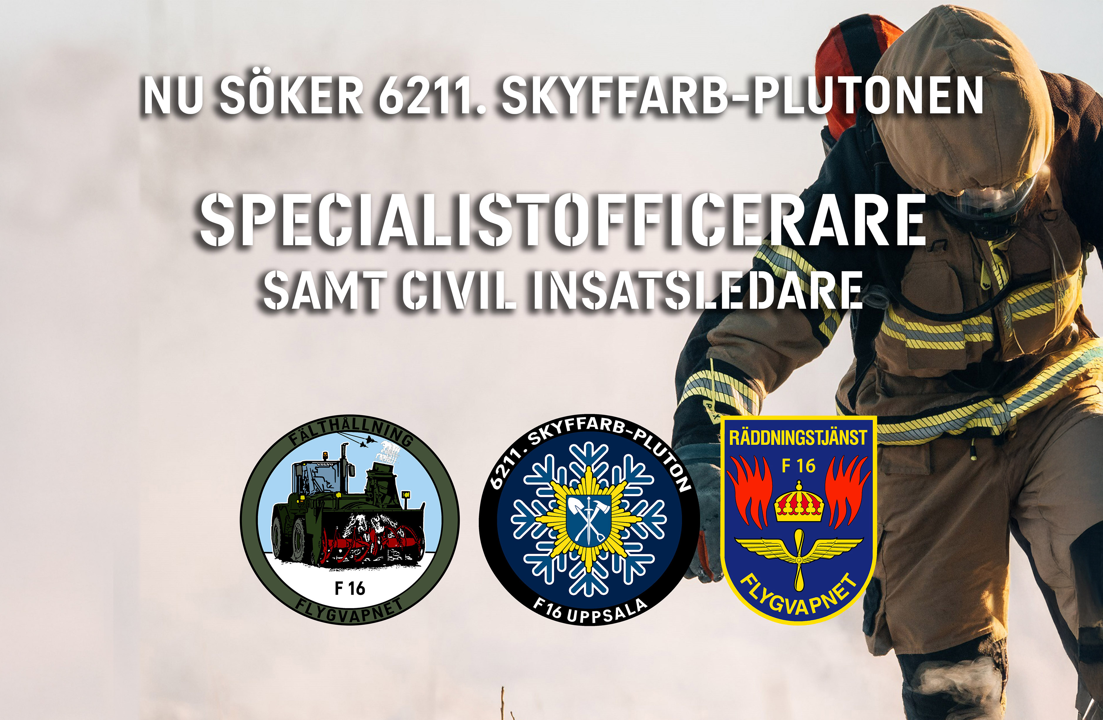 Vi söker befäl & civil insatsledare